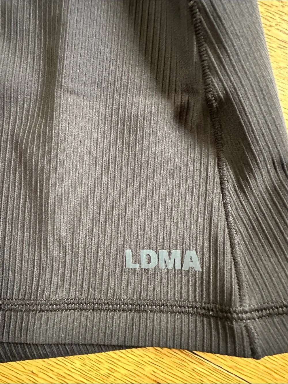 LDMA The Taylor Ribbed Romper in Black Size Medium NWT